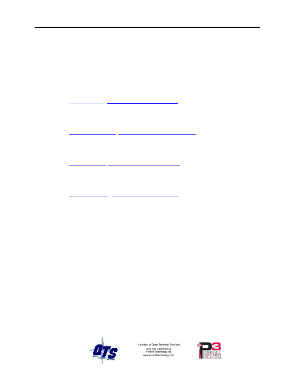 Support | ProSoft Technology AN-X2-SQD User Manual | Page 50 / 51