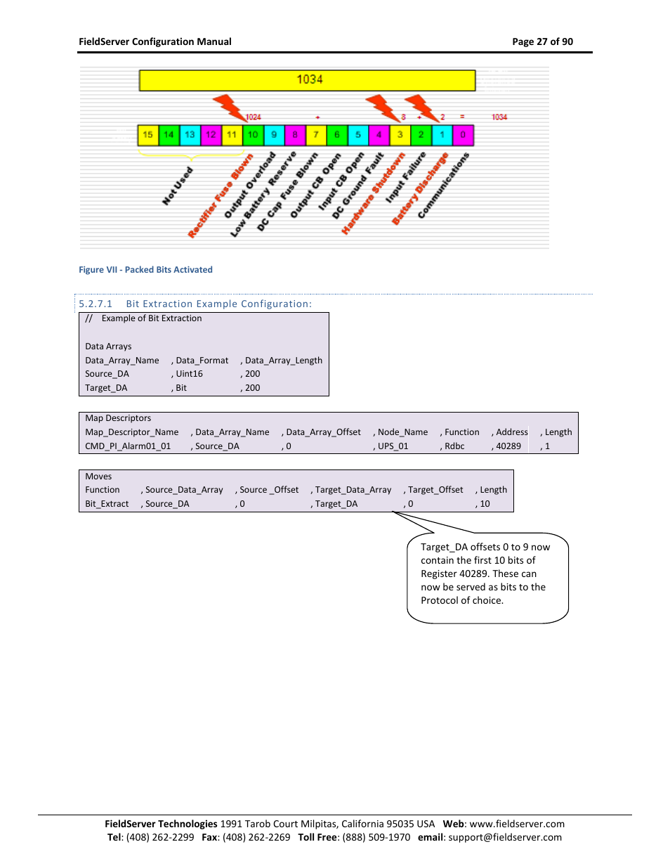 Bit extraction example configuration | ProSoft Technology PS-QS-1x10-0781 User Manual | Page 27 / 90