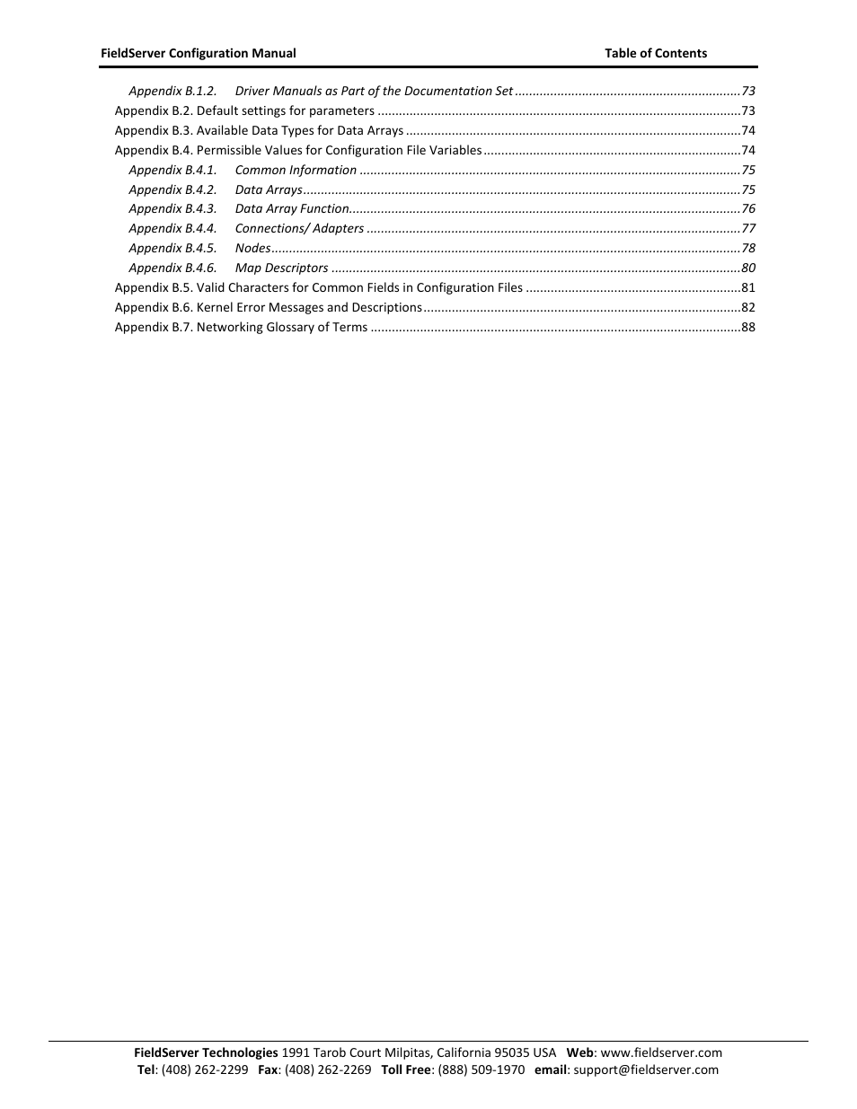 ProSoft Technology PS-QS-1x10-0781 User Manual | Page 5 / 90