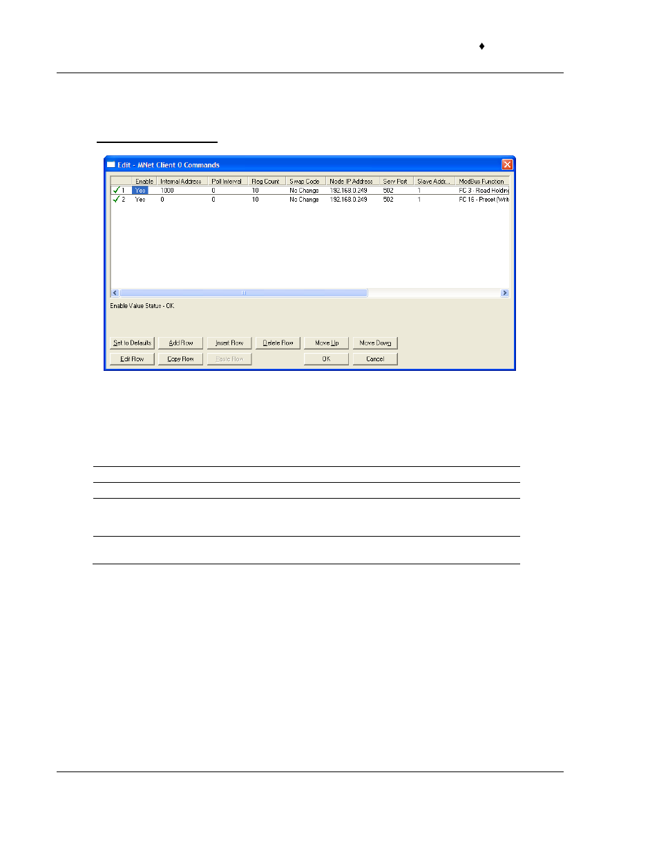 Enable | ProSoft Technology 5201-MNET-ASCII User Manual | Page 26 / 78