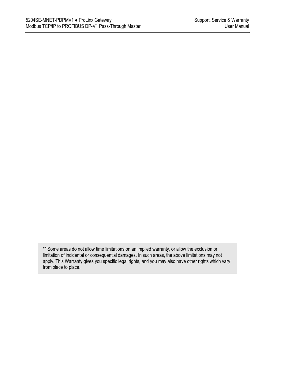 ProSoft Technology 5204SE-MNET-PDPMV1 User Manual | Page 230 / 235