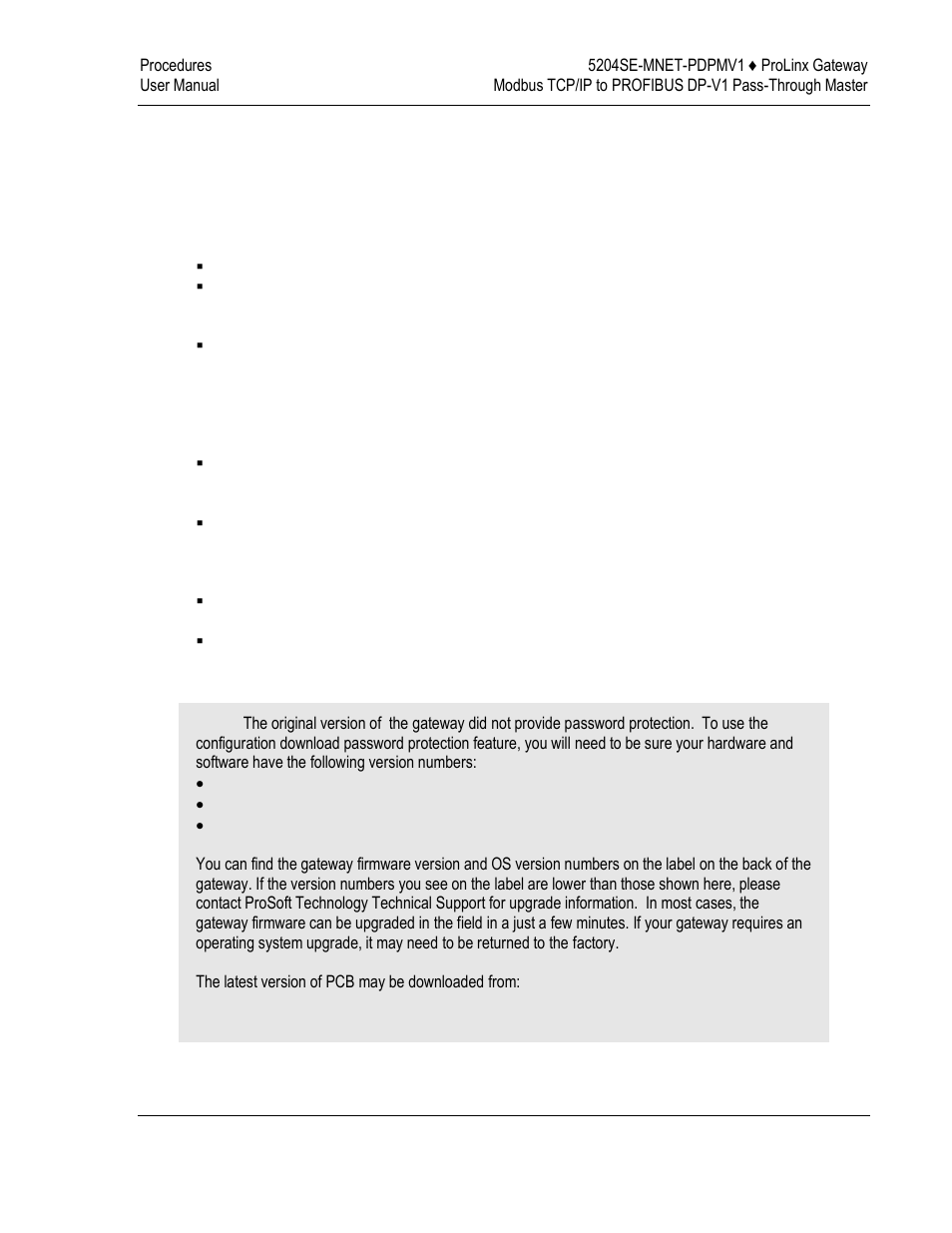 Password protecting the module | ProSoft Technology 5204SE-MNET-PDPMV1 User Manual | Page 49 / 235