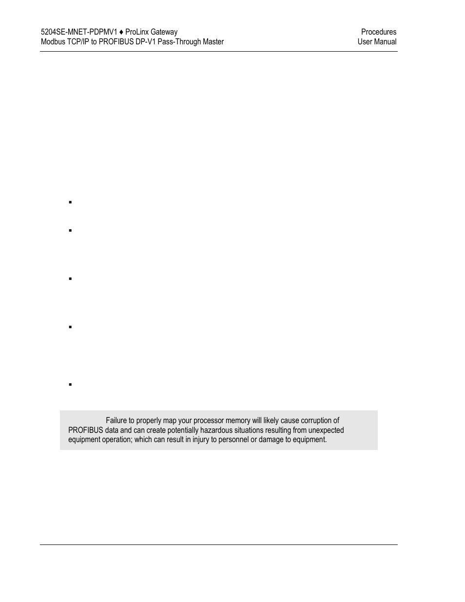 ProSoft Technology 5204SE-MNET-PDPMV1 User Manual | Page 60 / 235