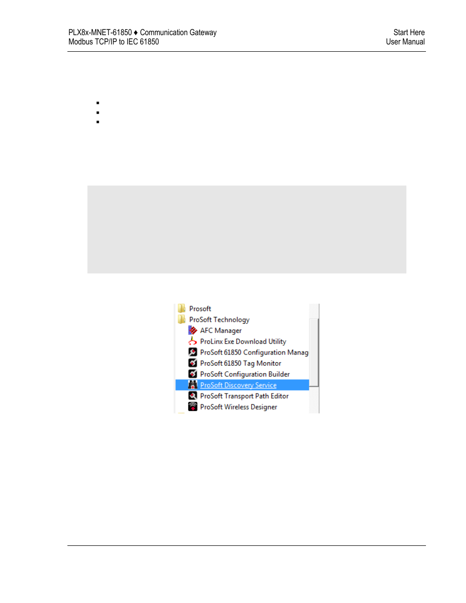 Prosoft discovery service | ProSoft Technology PLX8X-MNET-61850 User Manual | Page 19 / 228