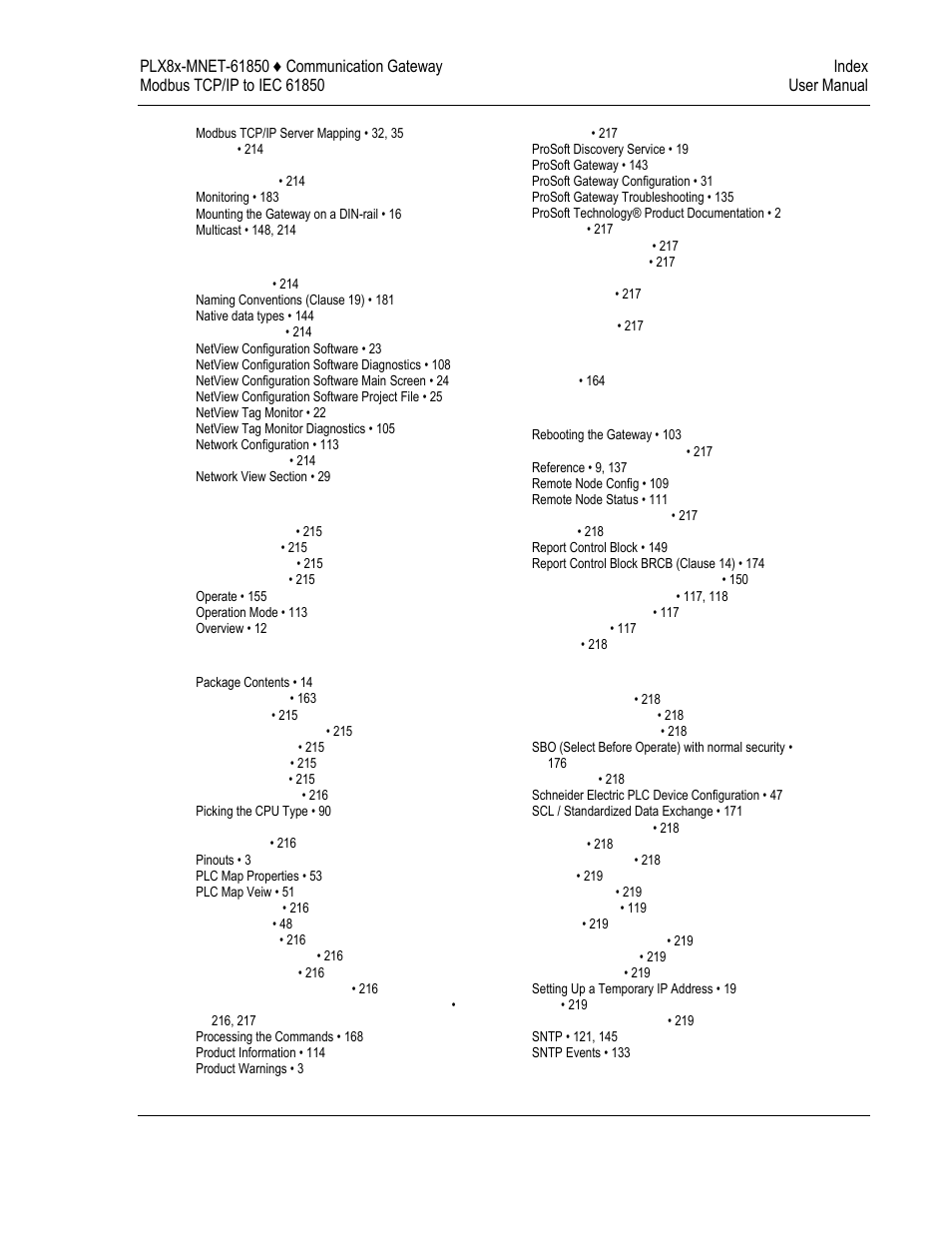 ProSoft Technology PLX8X-MNET-61850 User Manual | Page 227 / 228