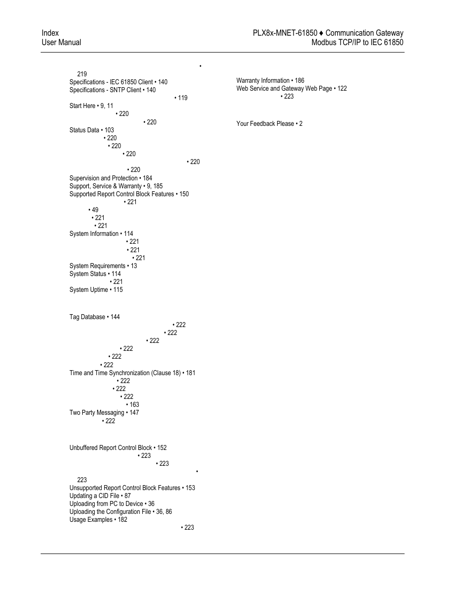 ProSoft Technology PLX8X-MNET-61850 User Manual | Page 228 / 228