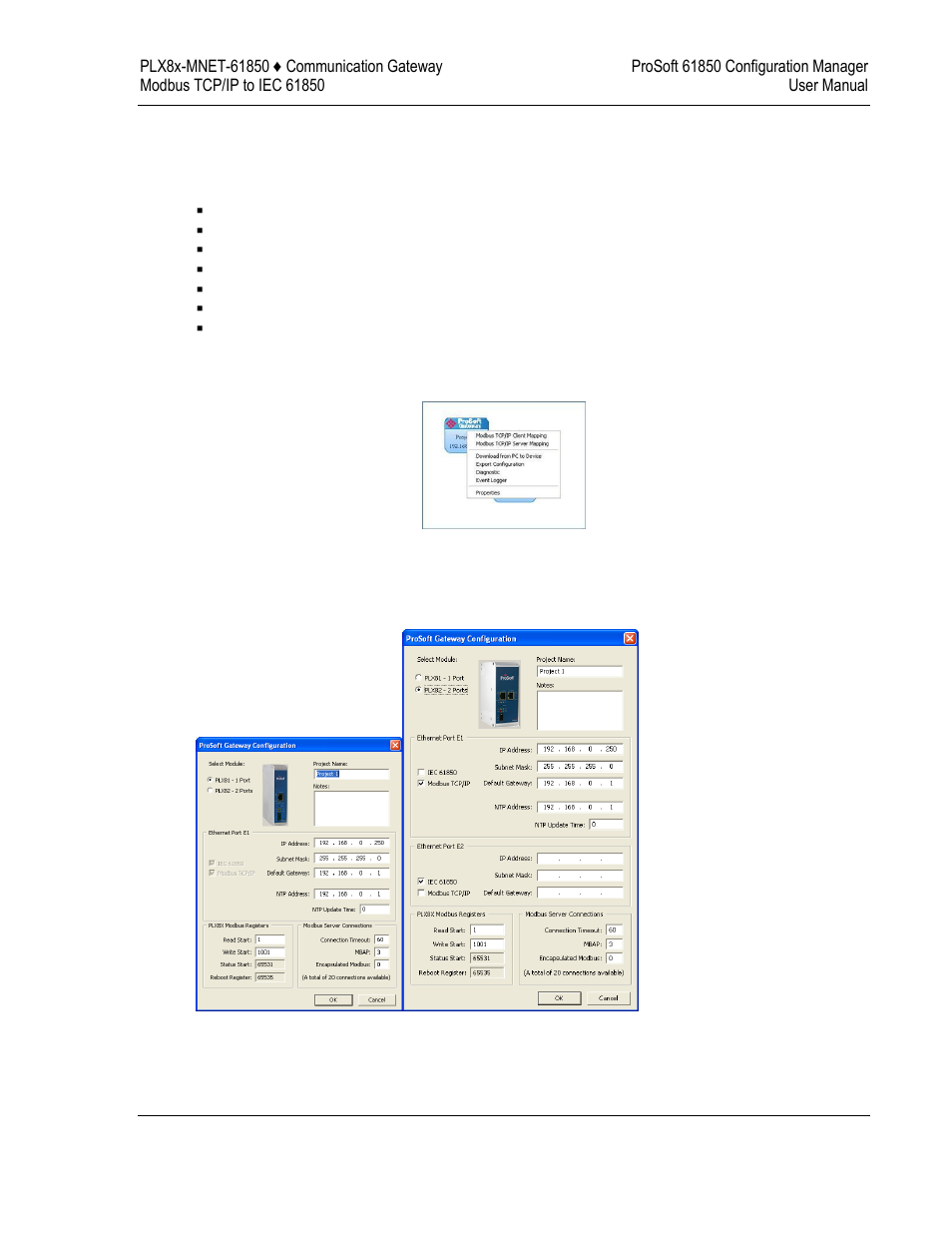 Prosoft gateway configuration | ProSoft Technology PLX8X-MNET-61850 User Manual | Page 31 / 228