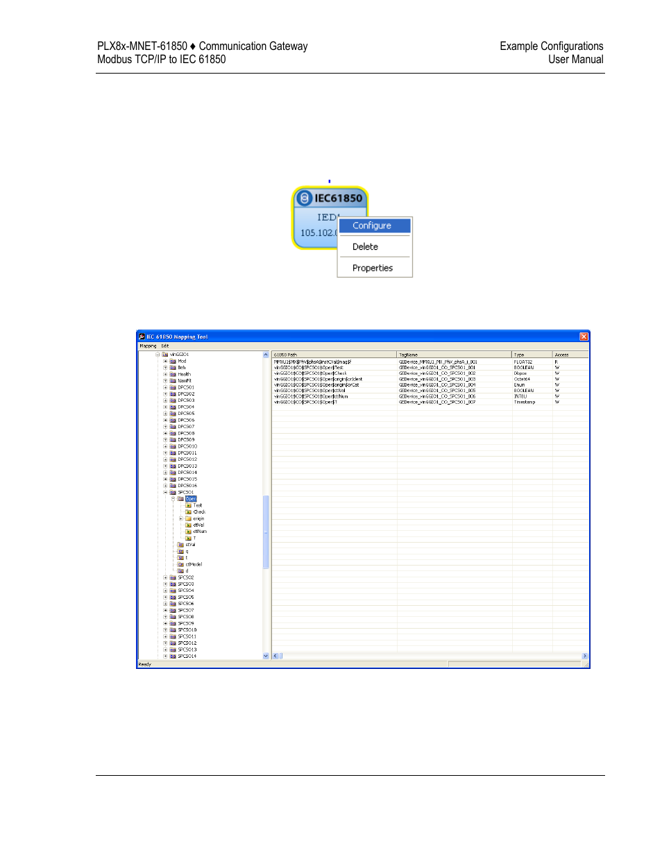 Example: configuring mms write messages | ProSoft Technology PLX8X-MNET-61850 User Manual | Page 75 / 228