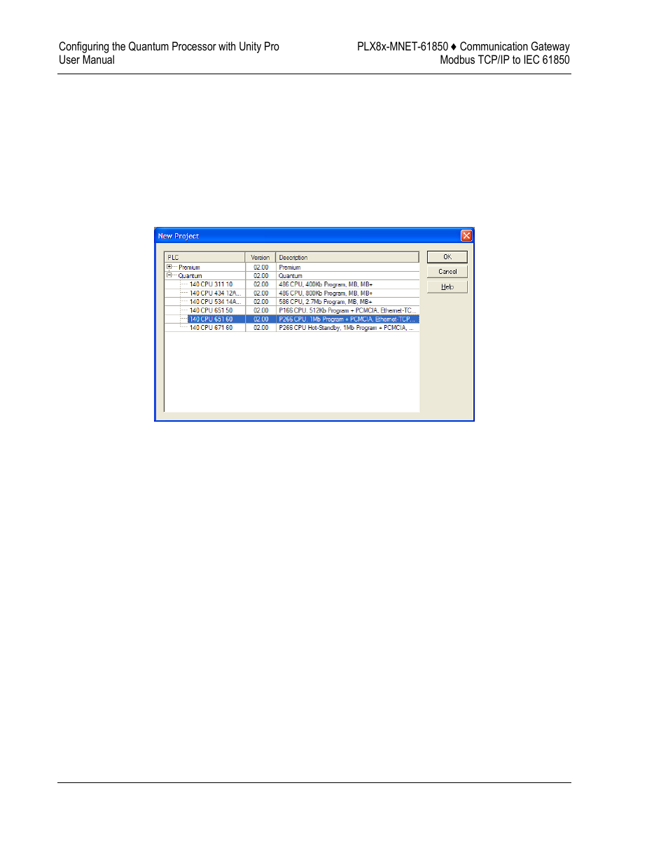 Configuring the quantum hardware | ProSoft Technology PLX8X-MNET-61850 User Manual | Page 90 / 228