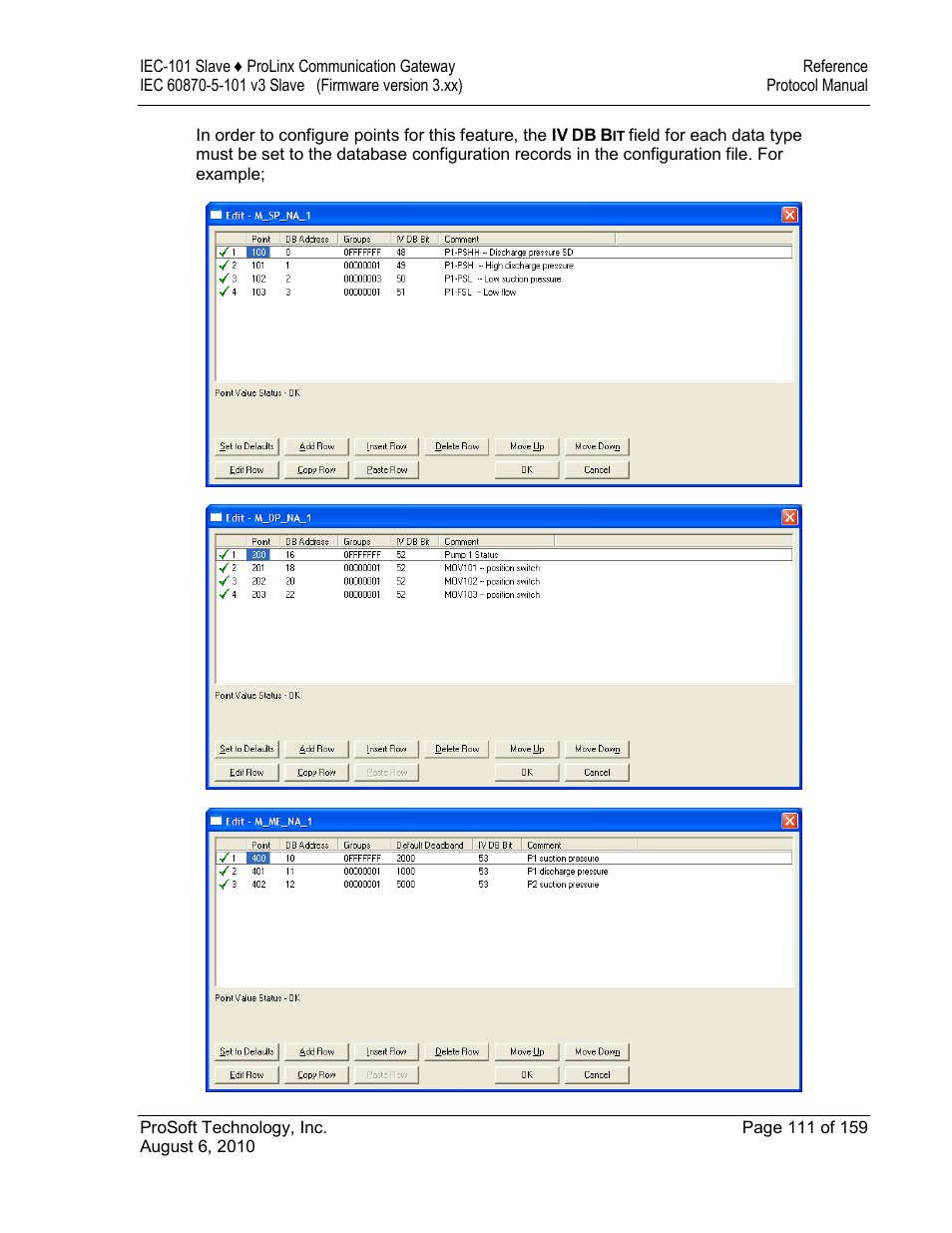 ProSoft Technology 5201-MNET-101S User Manual | Page 111 / 159