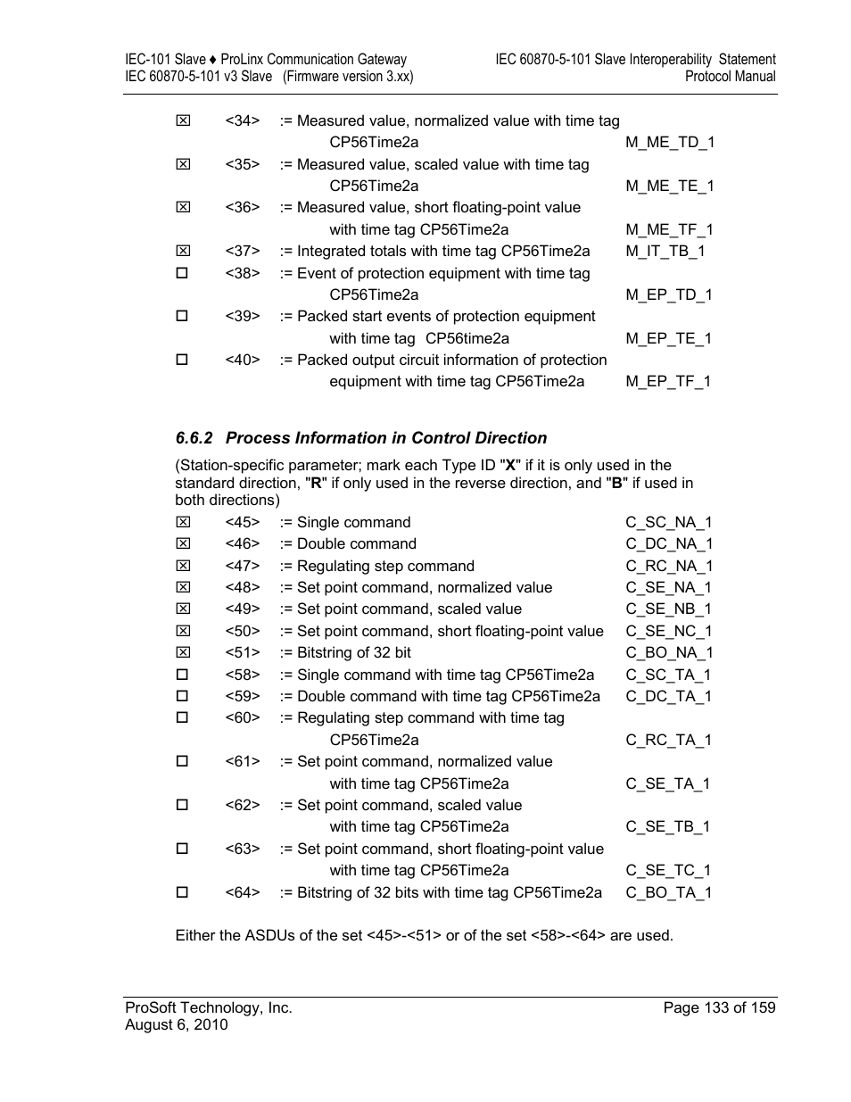 Process information in control direction | ProSoft Technology 5201-MNET-101S User Manual | Page 133 / 159