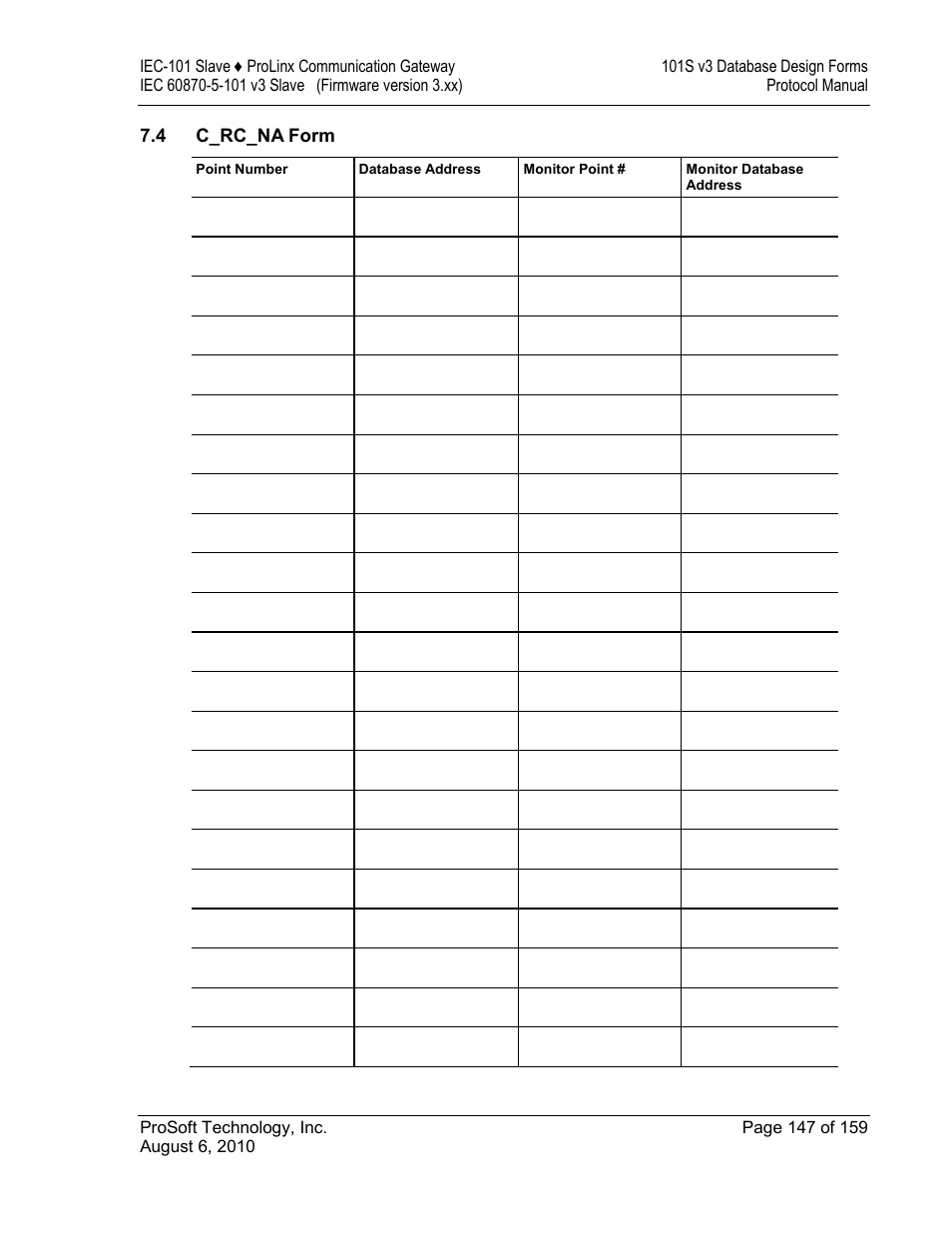 C_rc_na form | ProSoft Technology 5201-MNET-101S User Manual | Page 147 / 159