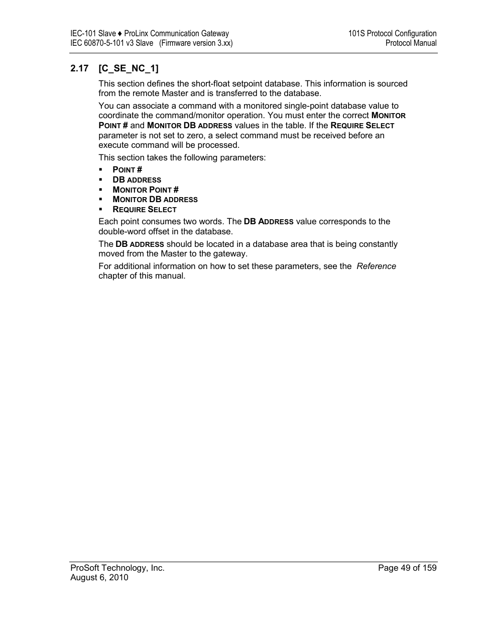 C_se_nc_1 | ProSoft Technology 5201-MNET-101S User Manual | Page 49 / 159