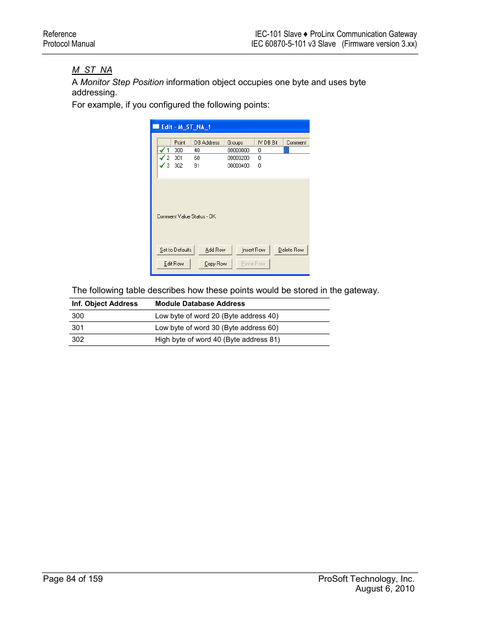 M_st_na | ProSoft Technology 5201-MNET-101S User Manual | Page 84 / 159