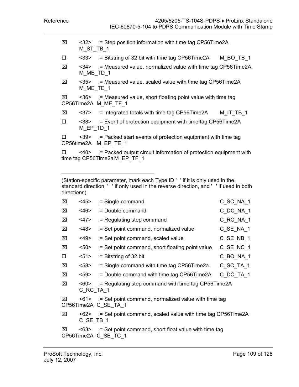 Process information in control direction | ProSoft Technology 5205-104S-PDPS User Manual | Page 109 / 128