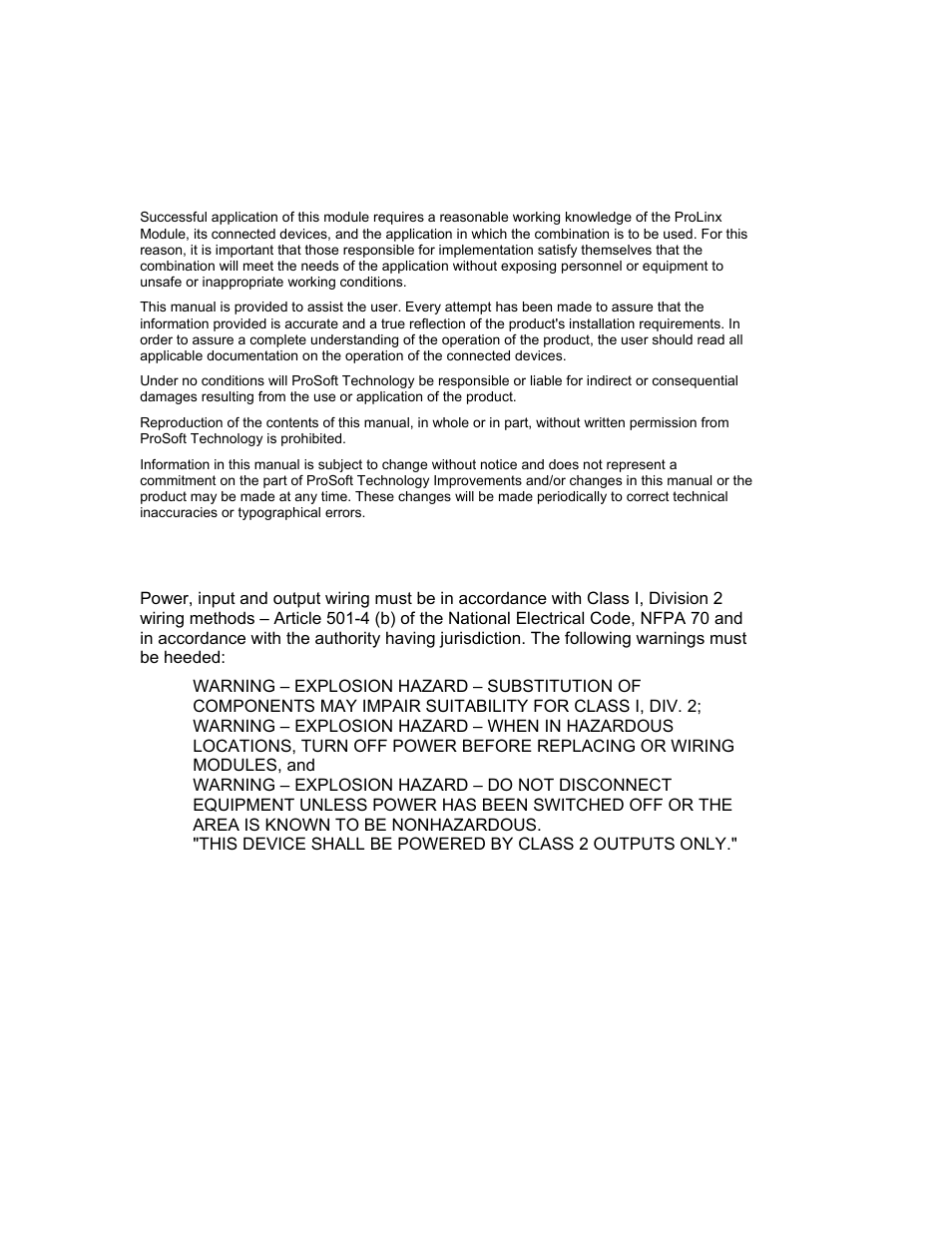 Please read this notice | ProSoft Technology 5205-104S-PDPS User Manual | Page 2 / 128
