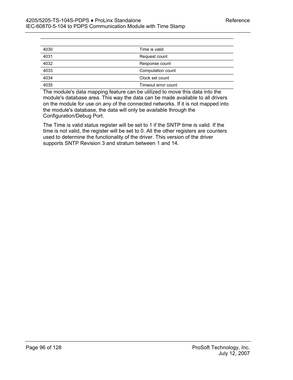 Gsd file: prlx05a5.gsd | ProSoft Technology 5205-104S-PDPS User Manual | Page 96 / 128