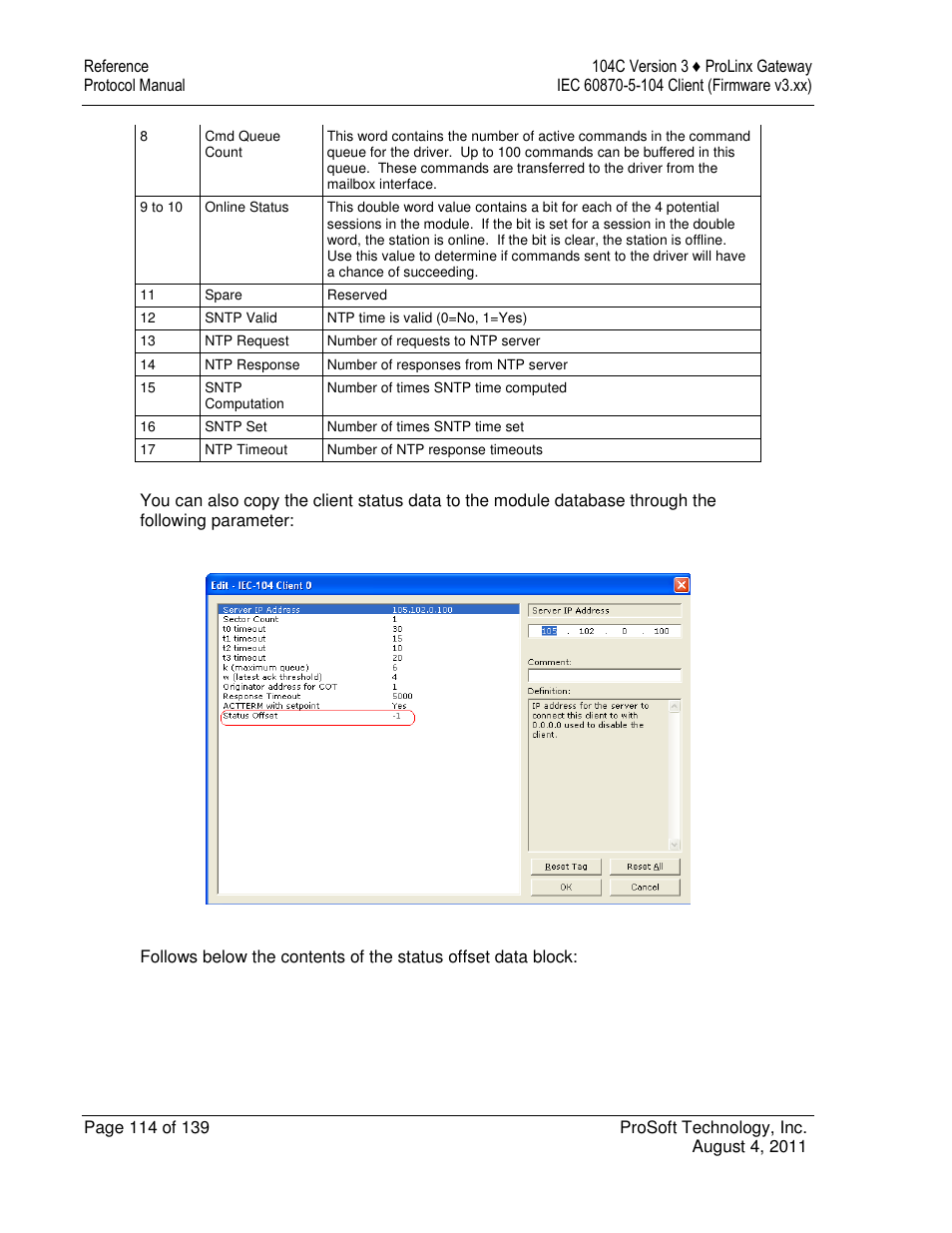 ProSoft Technology 5201-DFNT-104C User Manual | Page 114 / 139