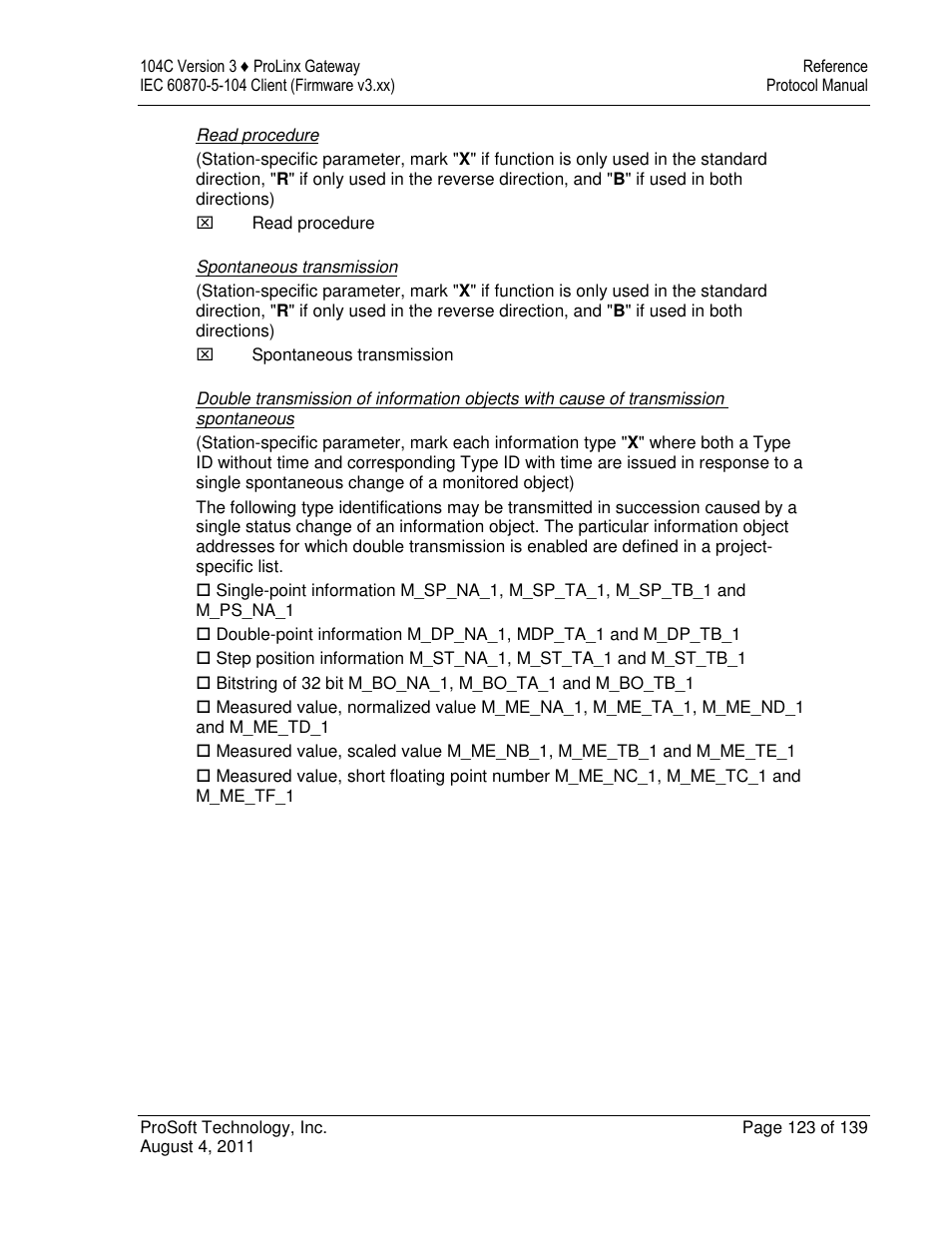 ProSoft Technology 5201-DFNT-104C User Manual | Page 123 / 139