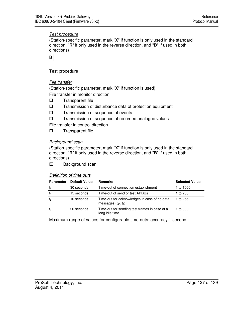 ProSoft Technology 5201-DFNT-104C User Manual | Page 127 / 139