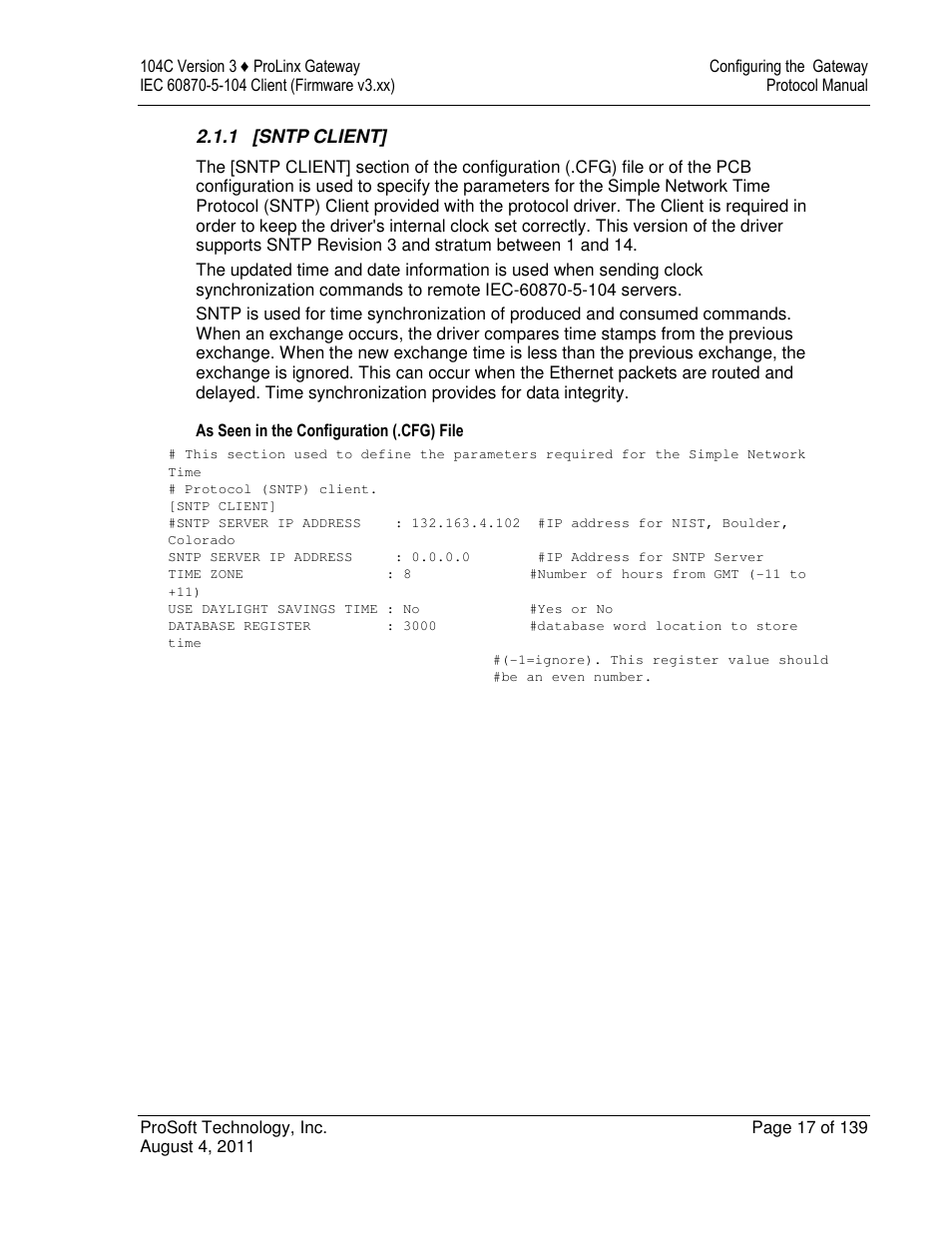 ProSoft Technology 5201-DFNT-104C User Manual | Page 17 / 139
