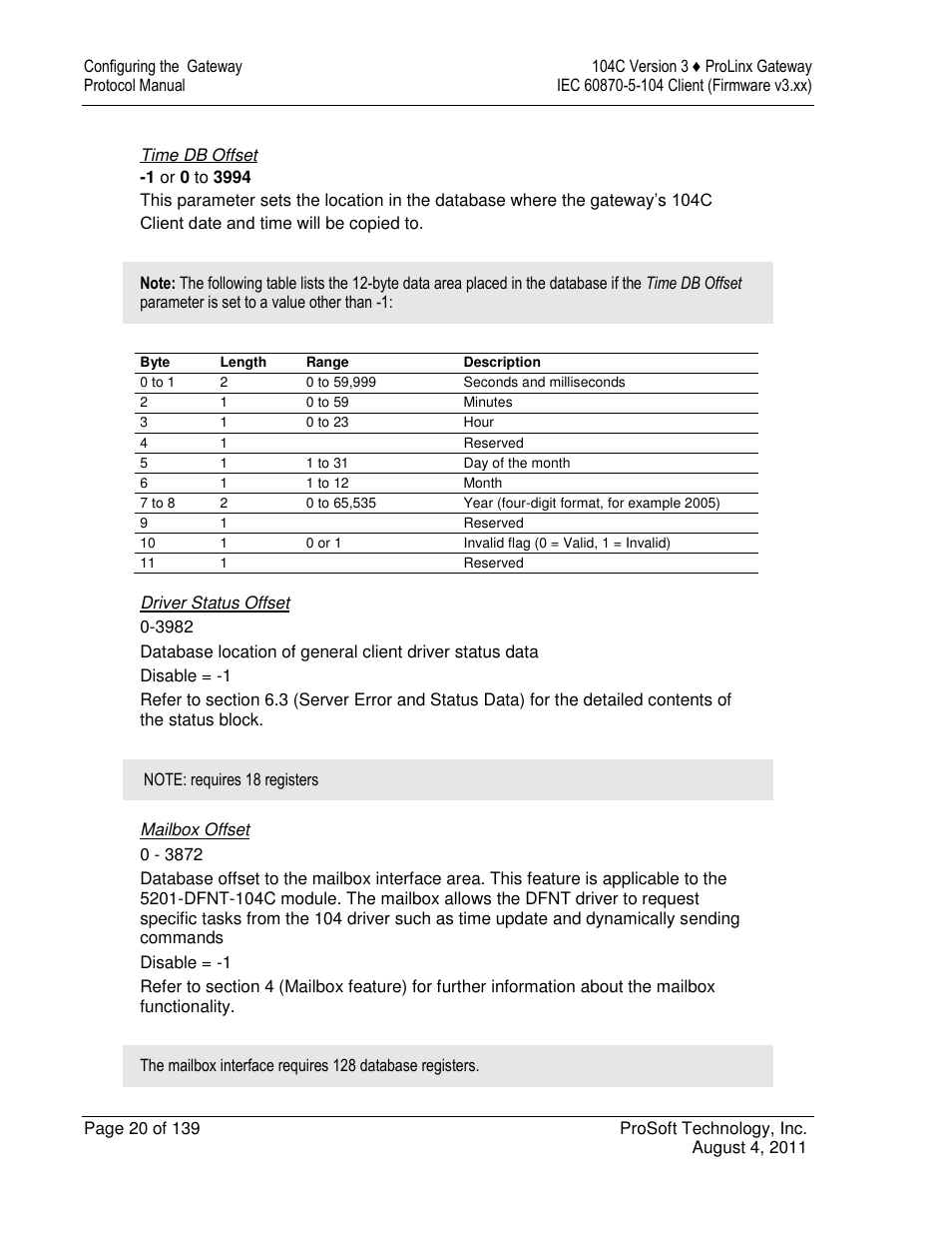 ProSoft Technology 5201-DFNT-104C User Manual | Page 20 / 139