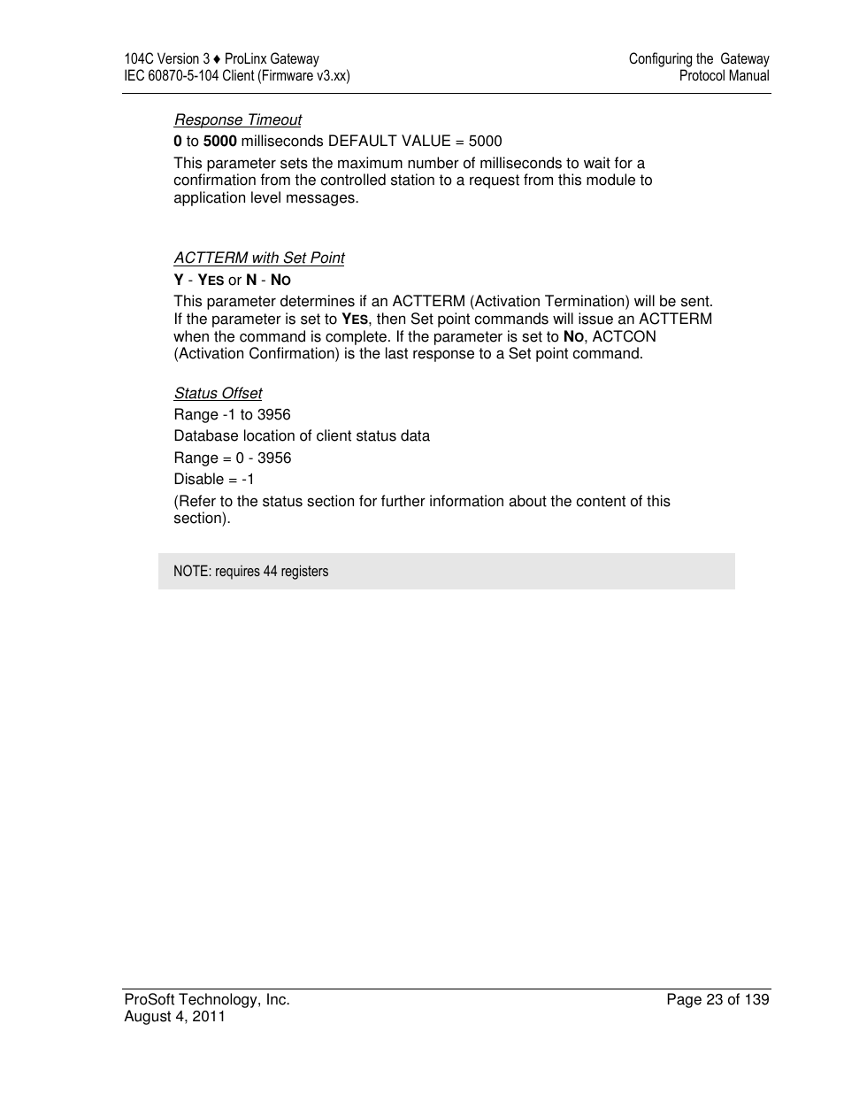 ProSoft Technology 5201-DFNT-104C User Manual | Page 23 / 139