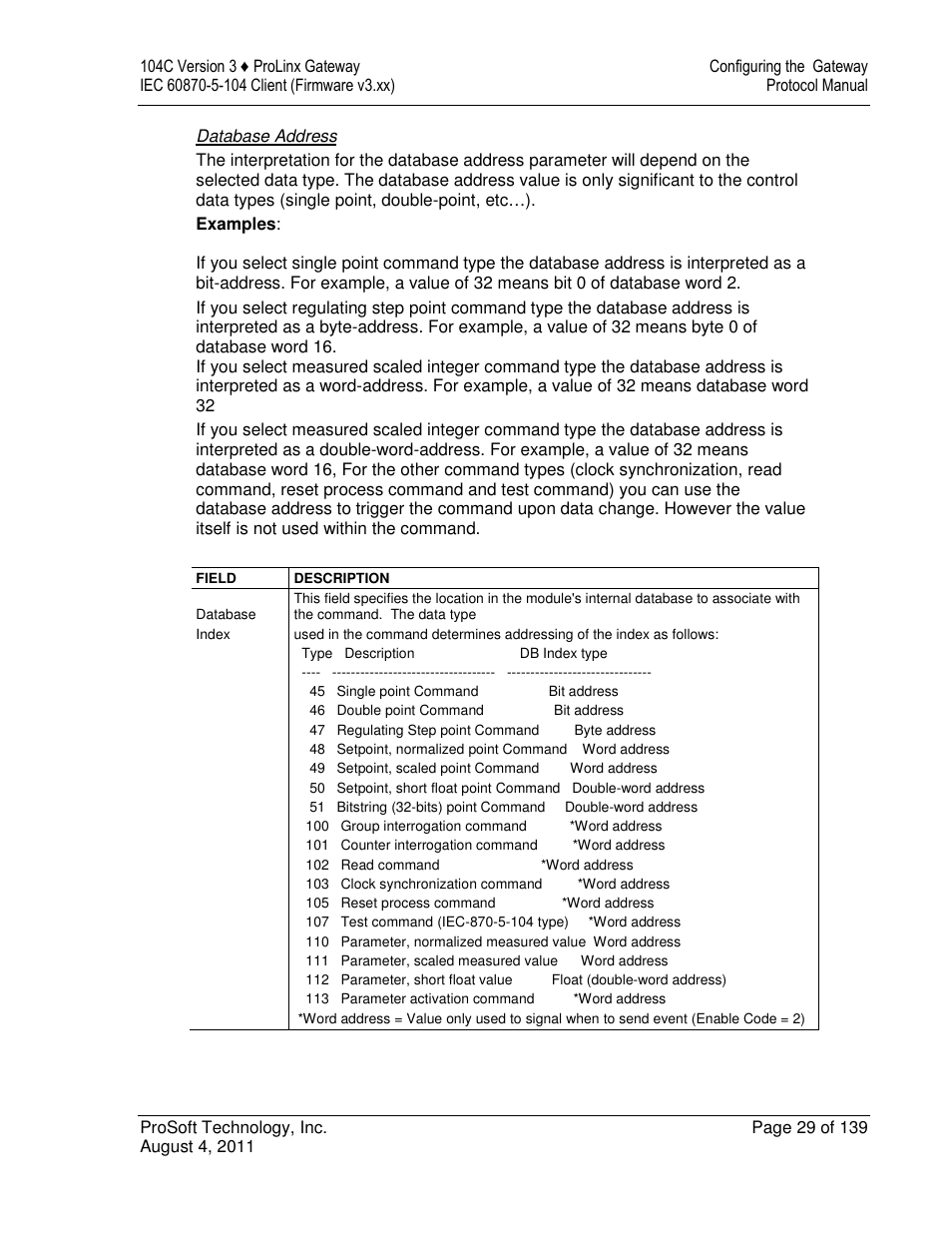 ProSoft Technology 5201-DFNT-104C User Manual | Page 29 / 139