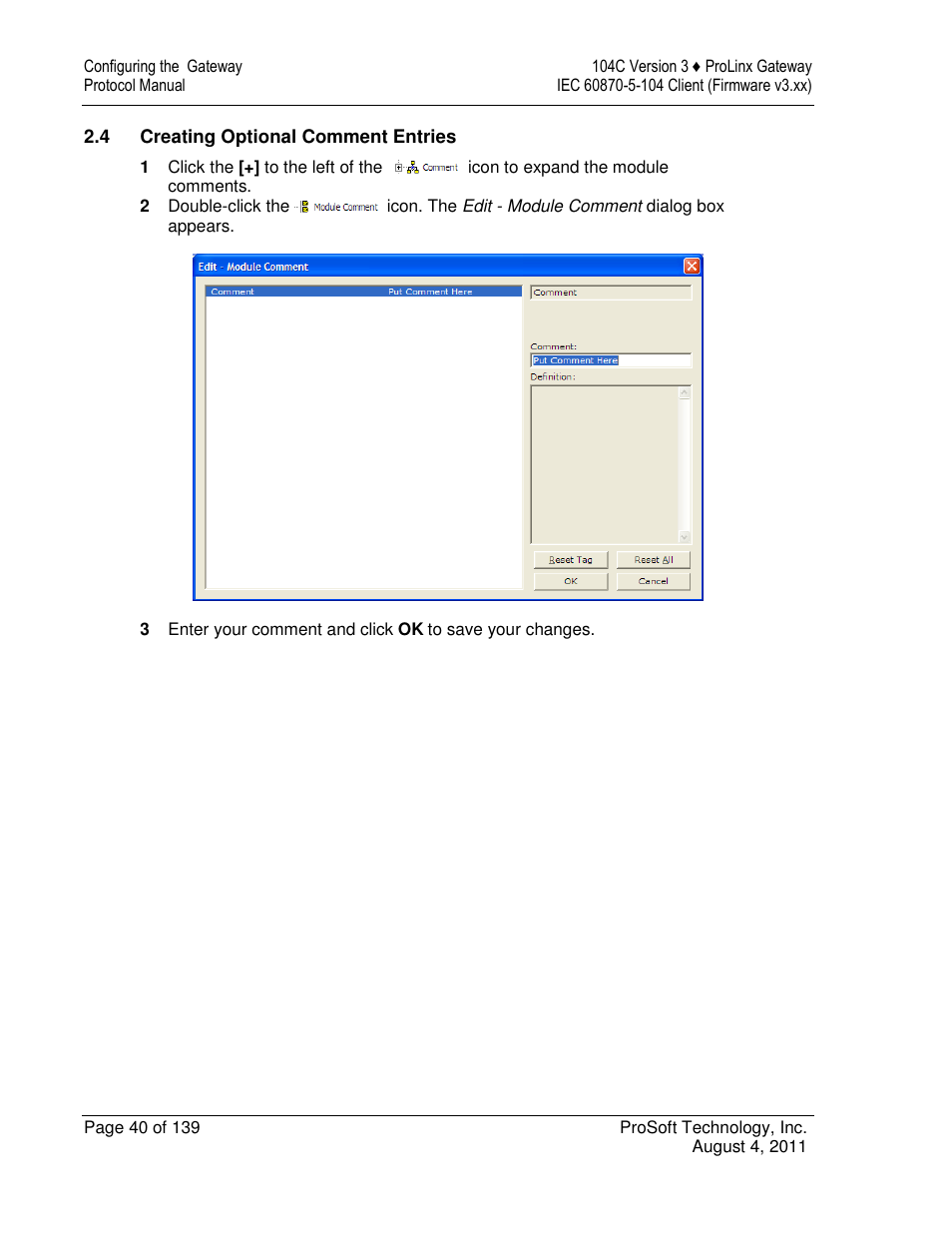 ProSoft Technology 5201-DFNT-104C User Manual | Page 40 / 139