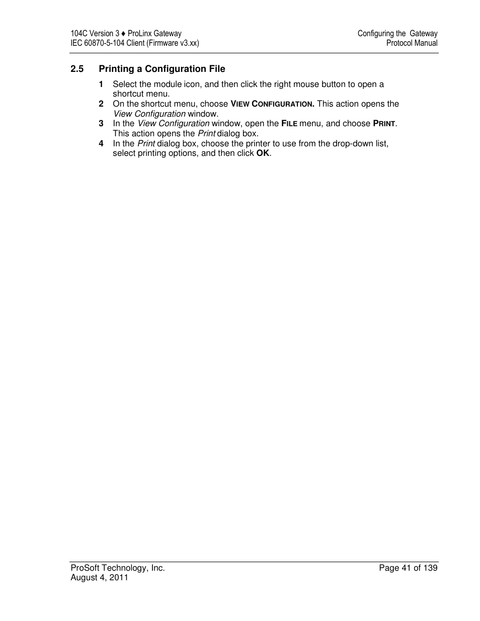 ProSoft Technology 5201-DFNT-104C User Manual | Page 41 / 139