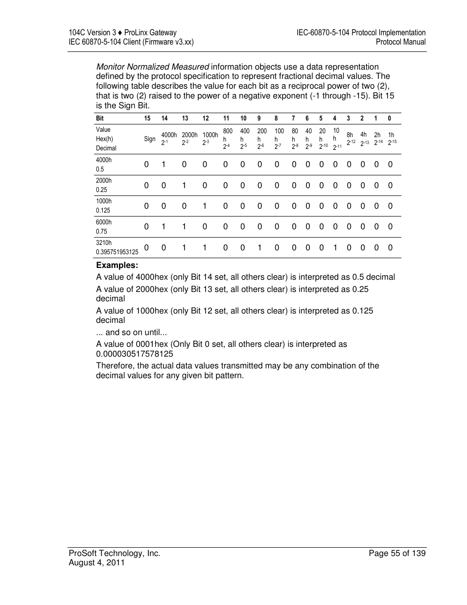 ProSoft Technology 5201-DFNT-104C User Manual | Page 55 / 139