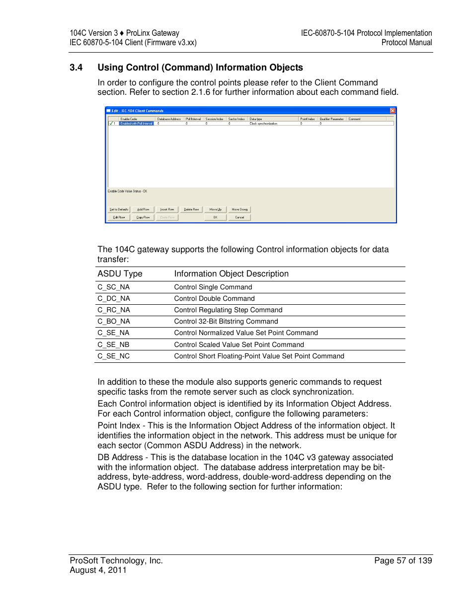 ProSoft Technology 5201-DFNT-104C User Manual | Page 57 / 139