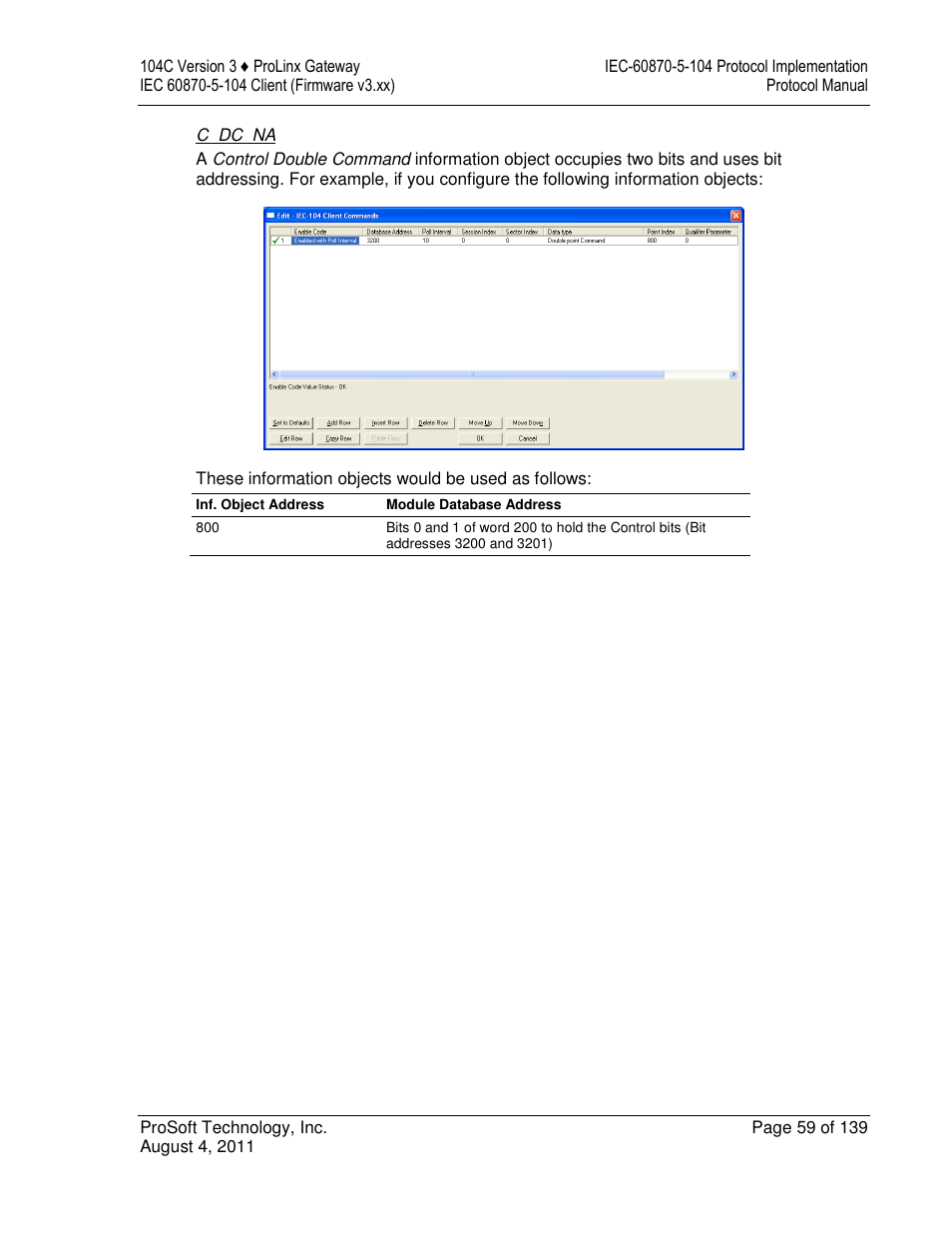 ProSoft Technology 5201-DFNT-104C User Manual | Page 59 / 139