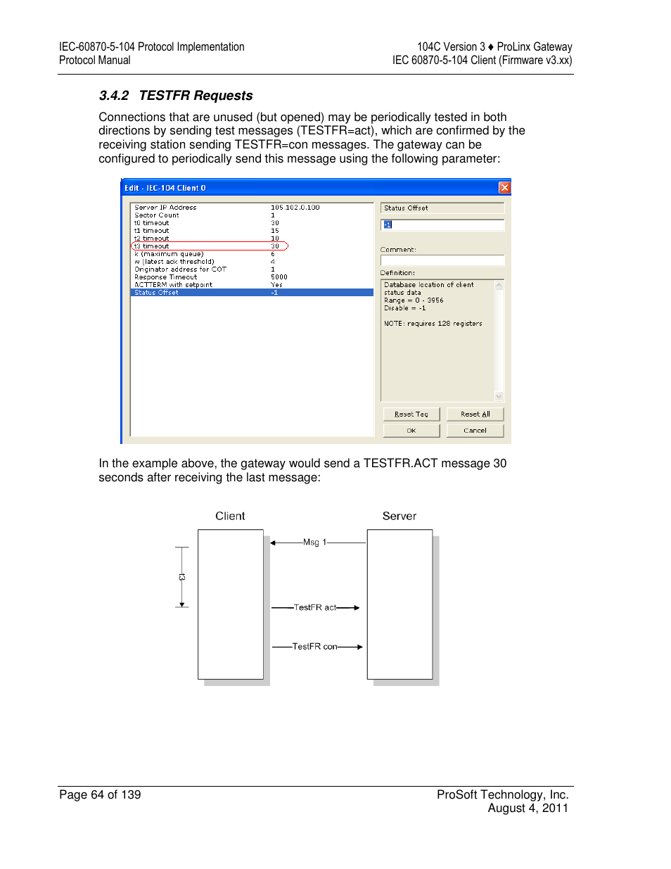 ProSoft Technology 5201-DFNT-104C User Manual | Page 64 / 139