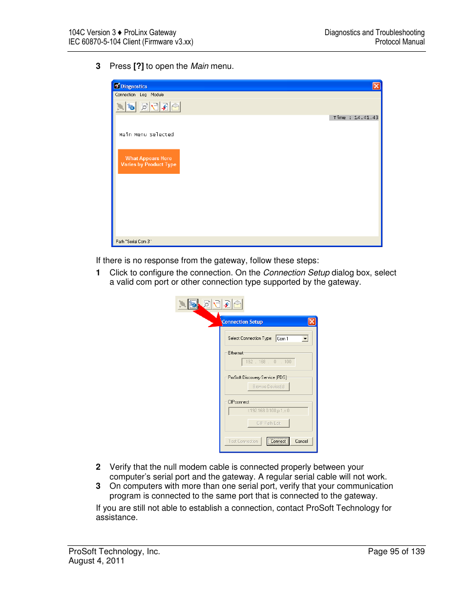 ProSoft Technology 5201-DFNT-104C User Manual | Page 95 / 139