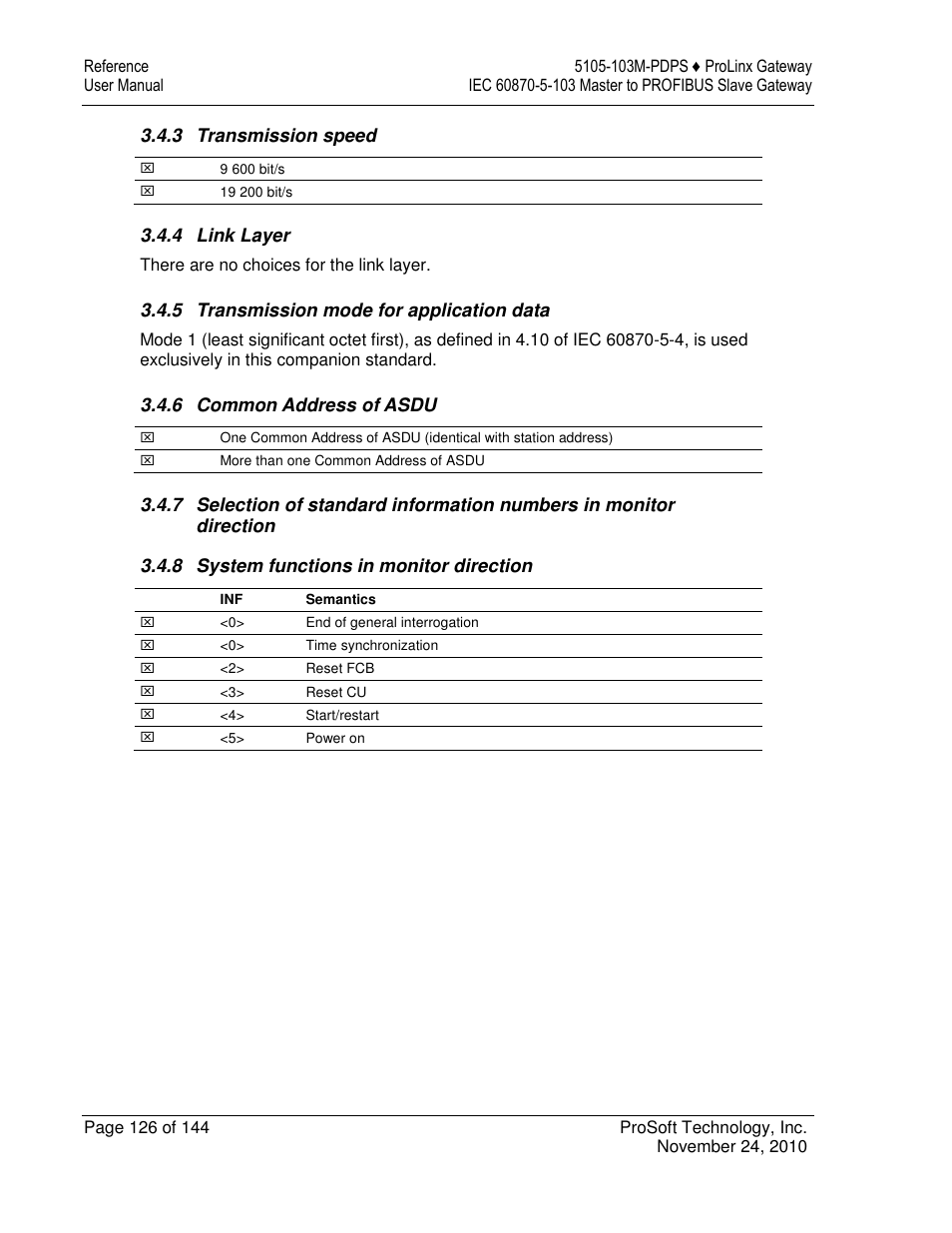 ProSoft Technology 5105-103M-PDPS User Manual | Page 126 / 144