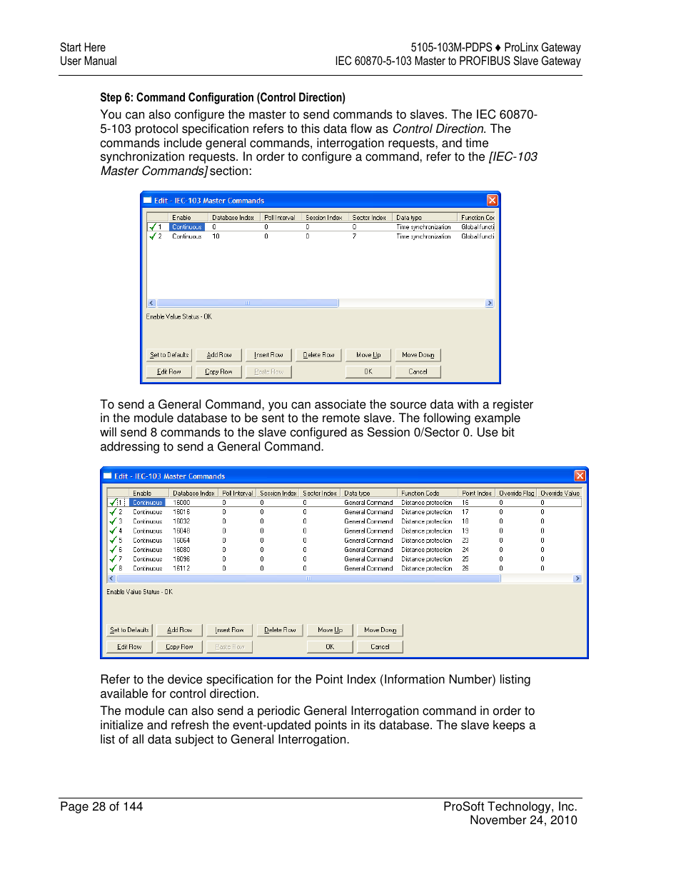 ProSoft Technology 5105-103M-PDPS User Manual | Page 28 / 144