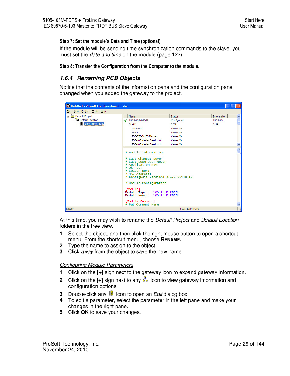 ProSoft Technology 5105-103M-PDPS User Manual | Page 29 / 144