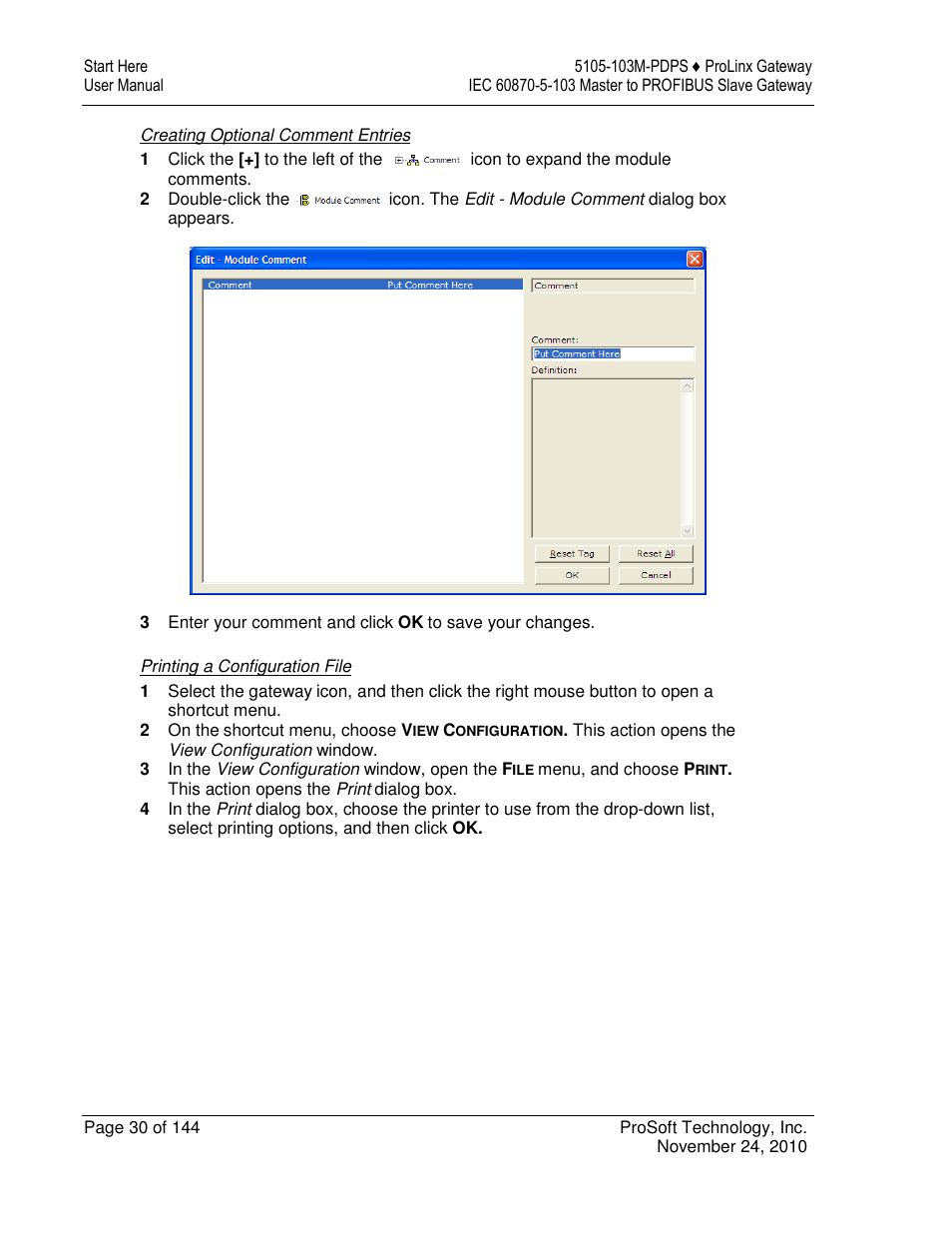 ProSoft Technology 5105-103M-PDPS User Manual | Page 30 / 144