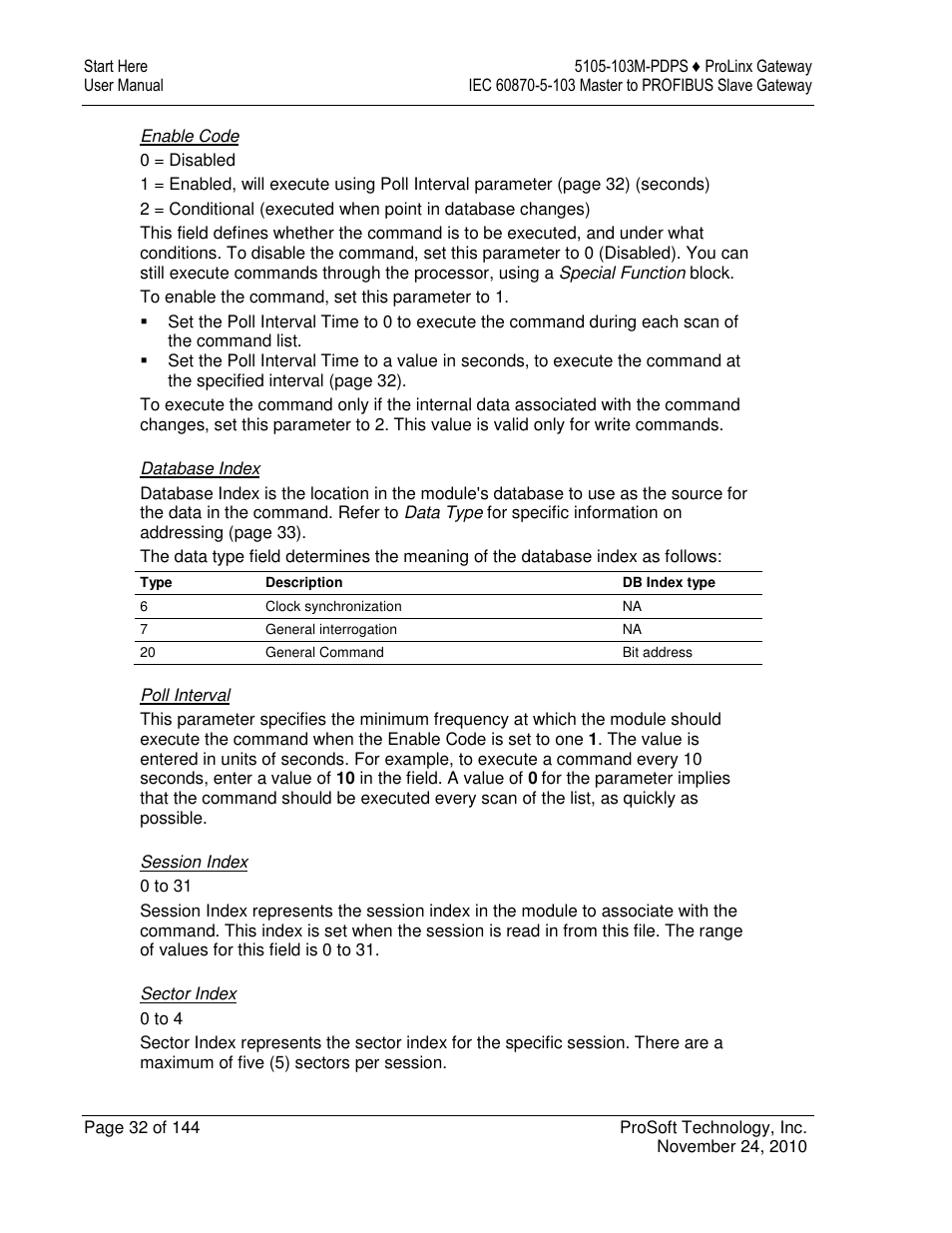 ProSoft Technology 5105-103M-PDPS User Manual | Page 32 / 144