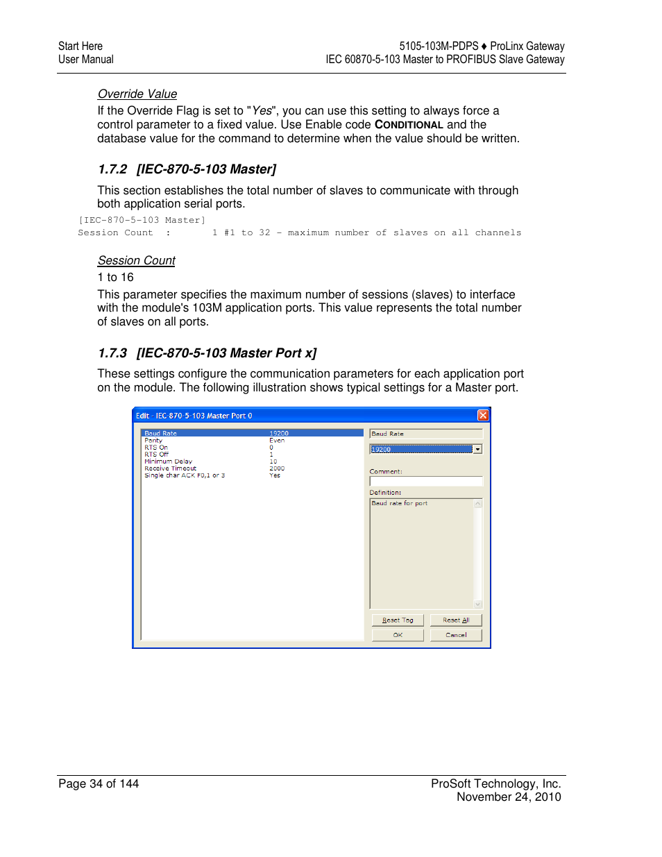 ProSoft Technology 5105-103M-PDPS User Manual | Page 34 / 144