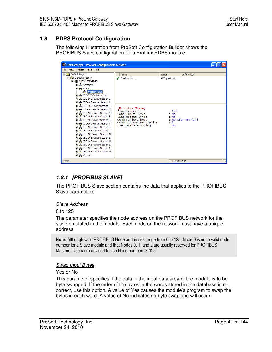 ProSoft Technology 5105-103M-PDPS User Manual | Page 41 / 144