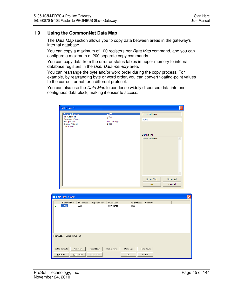 ProSoft Technology 5105-103M-PDPS User Manual | Page 45 / 144