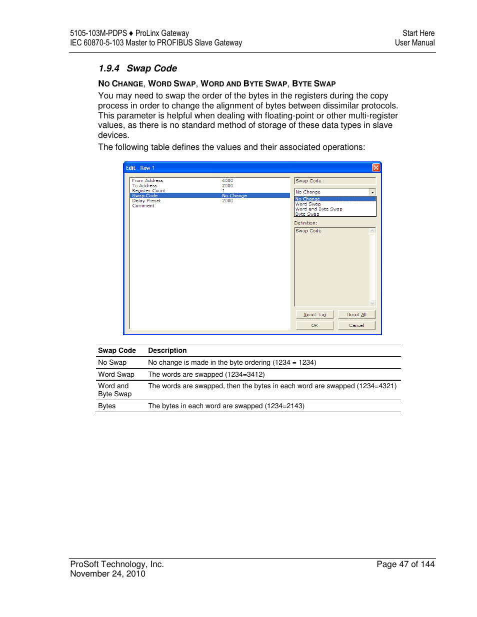 ProSoft Technology 5105-103M-PDPS User Manual | Page 47 / 144