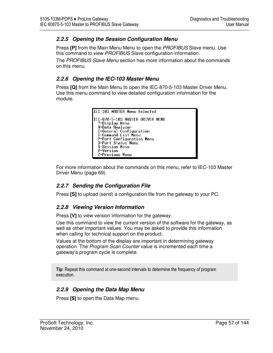 ProSoft Technology 5105-103M-PDPS User Manual | Page 57 / 144