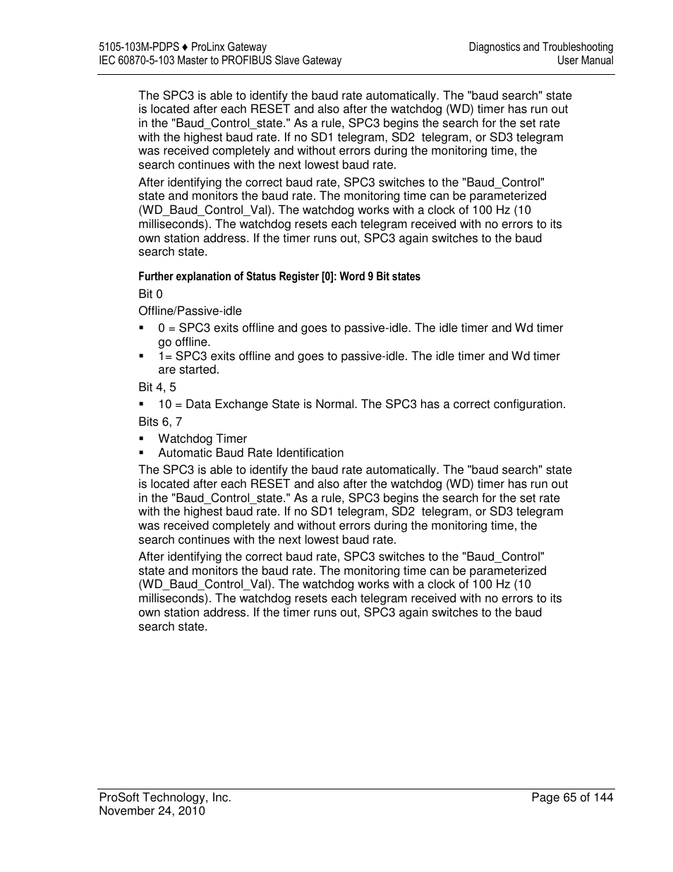 ProSoft Technology 5105-103M-PDPS User Manual | Page 65 / 144