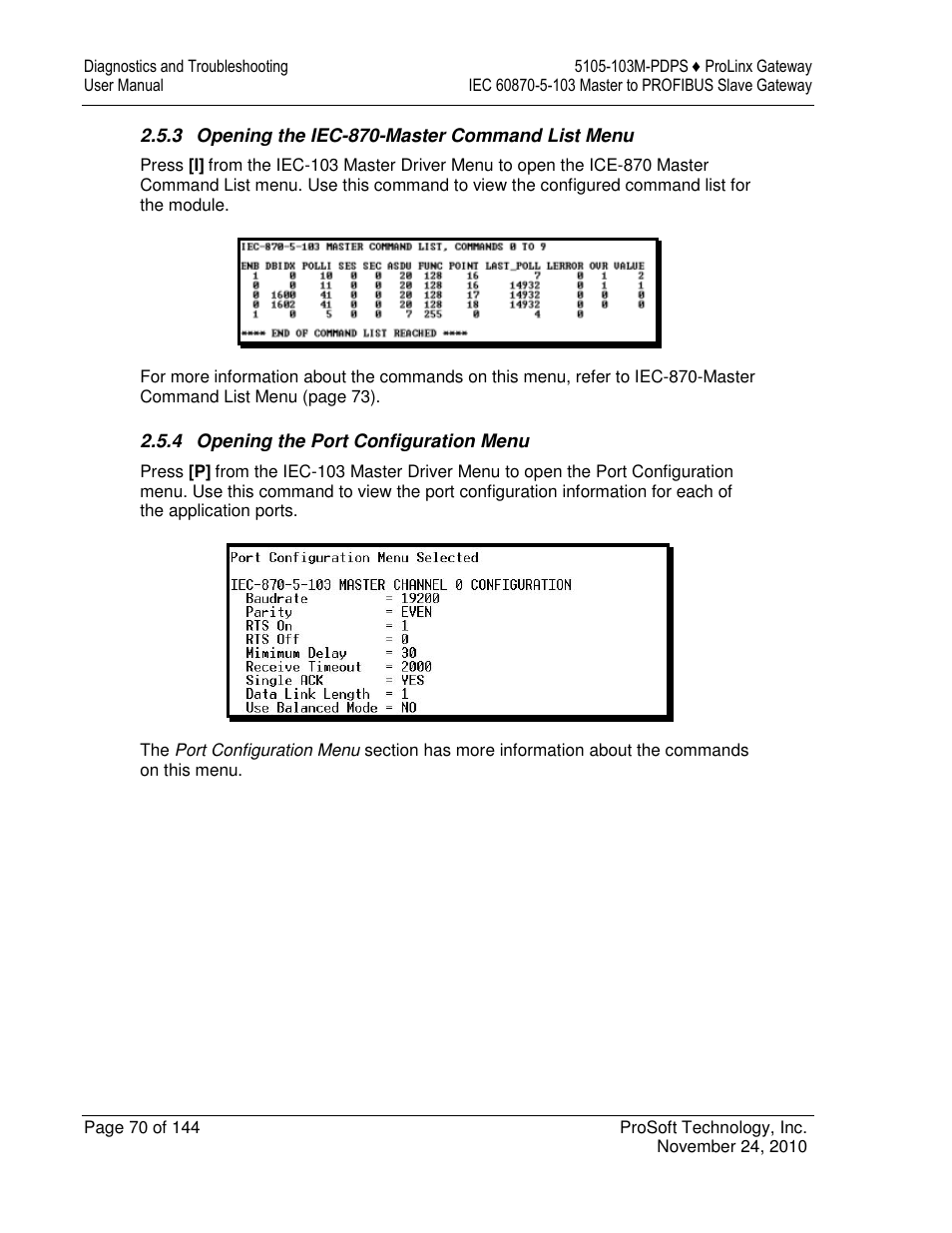 ProSoft Technology 5105-103M-PDPS User Manual | Page 70 / 144