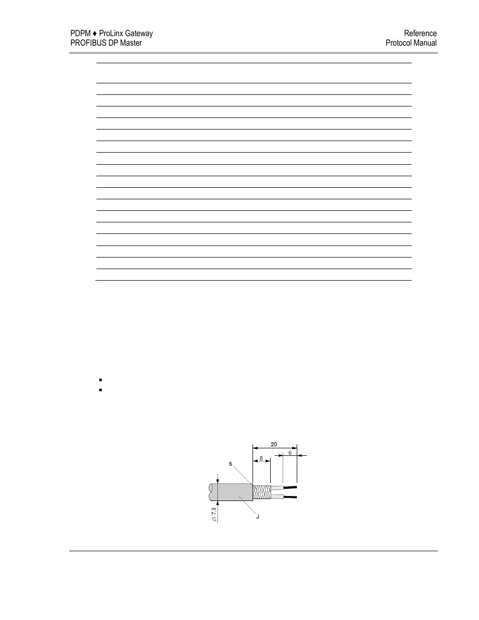 Constructing a bus cable for profibus dp, 5 constructing a bus cable for profibus dp | ProSoft Technology 5104-DNPS-PDPM User Manual | Page 61 / 70