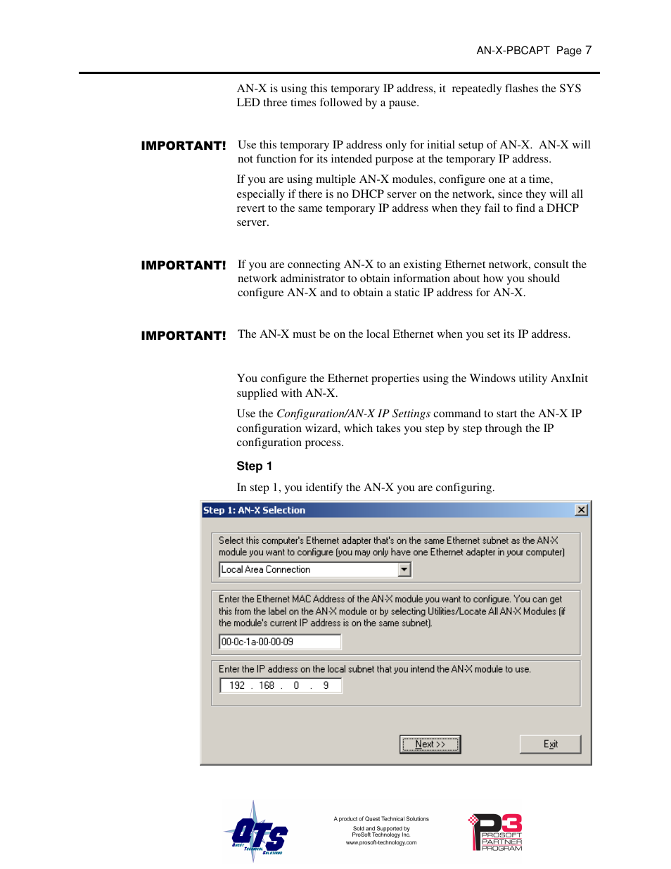 ProSoft Technology AN-X-PB User Manual | Page 11 / 61