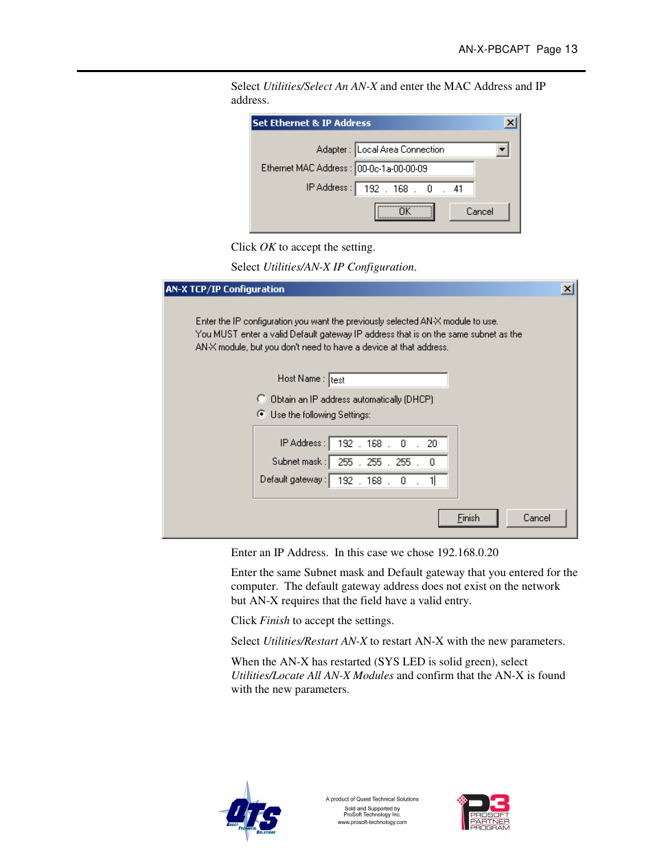 ProSoft Technology AN-X-PB User Manual | Page 17 / 61